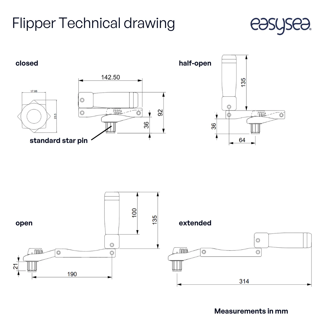 Flipper™ - Foldable Winch Handle - Image 13