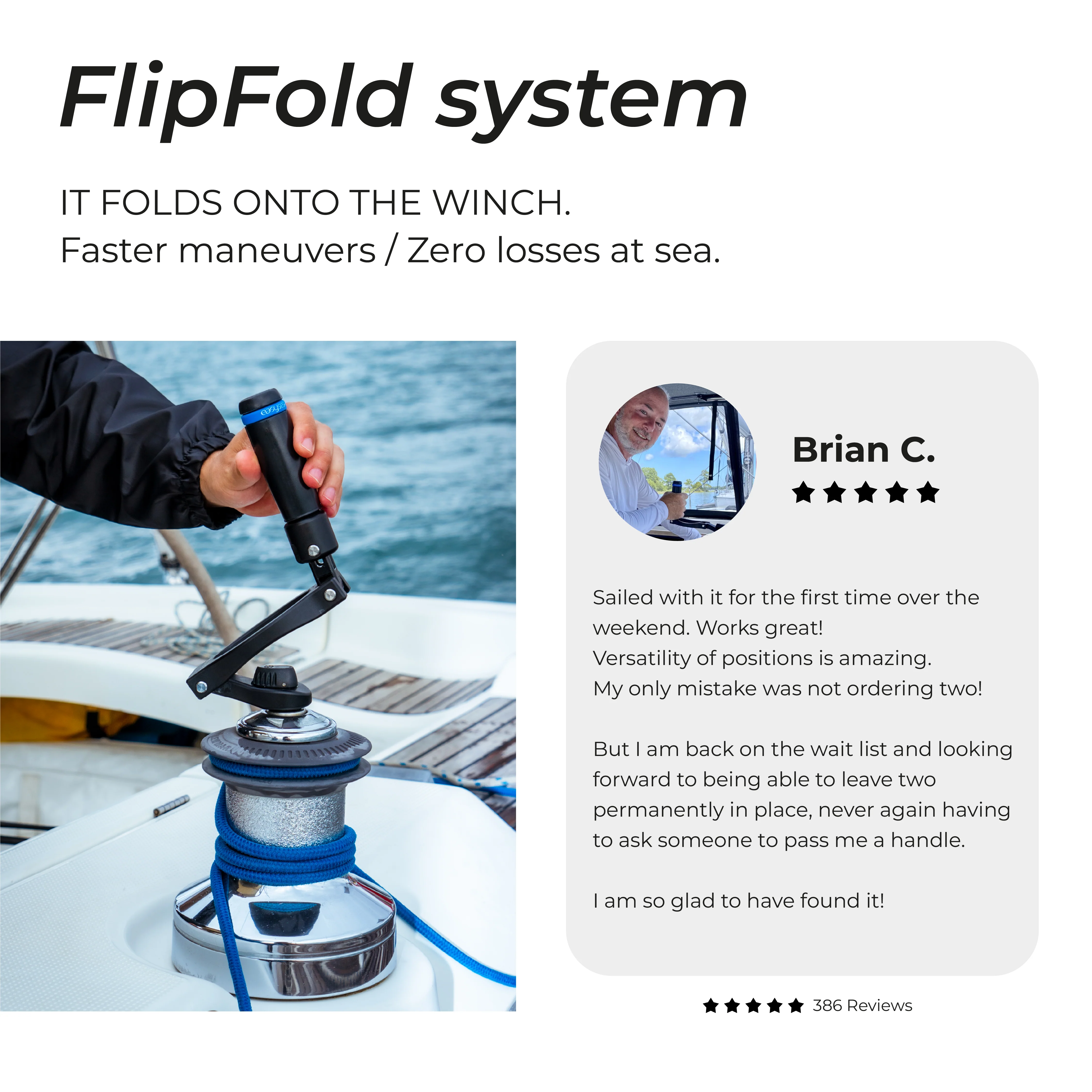 Flipper™ - Foldable Winch Handle - Image 4