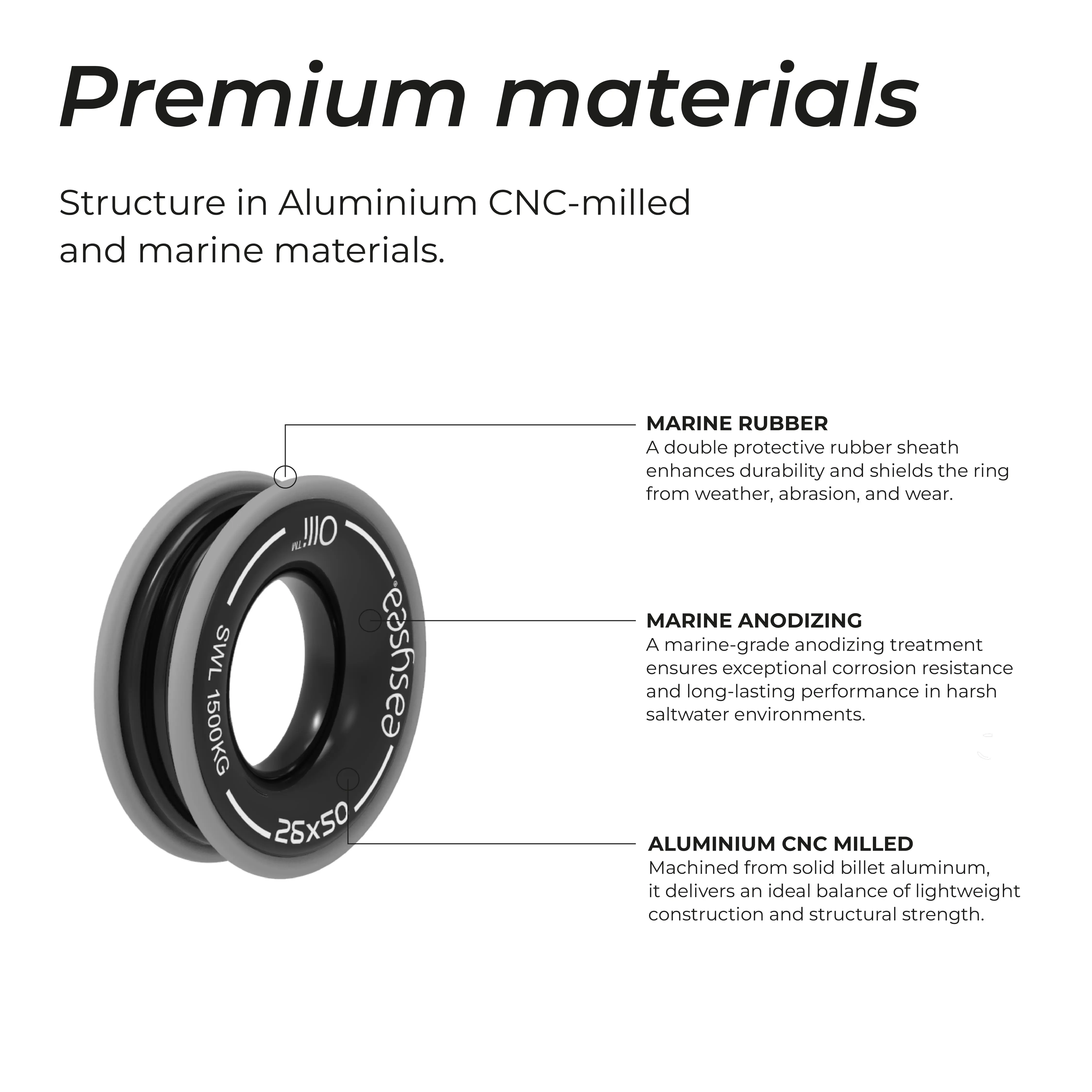 Olli™ - Anti Shock solid ring aluminium - Image 3