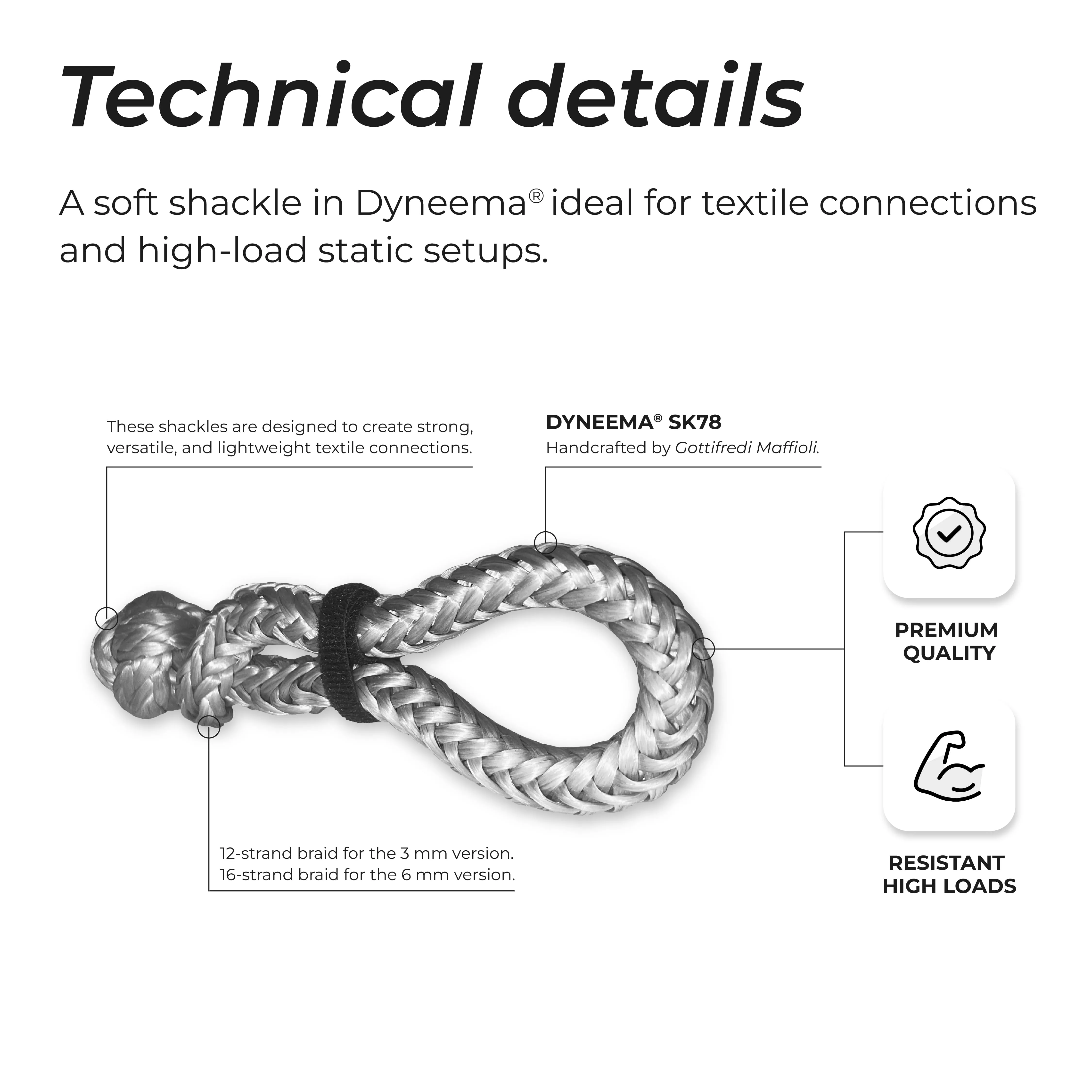 Soft Shackle in Dyneema® - Image 2